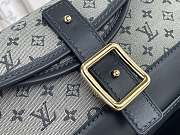 Kitlife Louis Vuitton Vintage Handbag Gray Denim Monogram 26x12x3cm  - 2