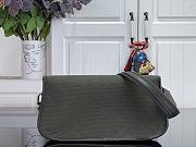 Kitlife Louis Vuitton Vintage Handbag Green Denim Monogram 26x12x3cm - 6