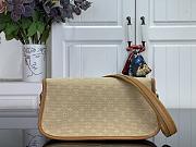 Kitlife Louis Vuitton Vintage Handbag Beige Denim Monogram 26x12x3cm  - 6
