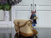 Kitlife Louis Vuitton Vintage Handbag Beige Denim Monogram 26x12x3cm  - 4