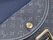 Kitlife Louis Vuitton Vintage Handbag Dark Blue Denim Monogram 26x12x3cm  - 4