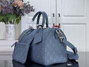 Kitlife Louis Vuitton Speedy P9 Bandoulière 30 Bag Blue Ostrich Pattern M24426 30x17x21cm - 2