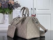 Kitlife Louis Vuitton Speedy P9 Bandoulière 30 Bag Gray Ostrich Pattern M24426 30x17x21cm  - 4