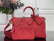 Kitlife Louis Vuitton Speedy P9 Bandoulière 30 Bag Red Ostrich Pattern M24426 30x17x21cm  - 1