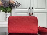 Kitlife Louis Vuitton Speedy P9 Bandoulière 30 Bag Red Ostrich Pattern M24426 30x17x21cm  - 6