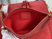 Kitlife Louis Vuitton Speedy P9 Bandoulière 30 Bag Red Ostrich Pattern M24426 30x17x21cm  - 4