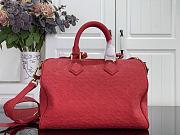 Kitlife Louis Vuitton Speedy P9 Bandoulière 30 Bag Red Ostrich Pattern M24426 30x17x21cm  - 2