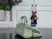 Kitlife Louis Vuitton Nano Speedy Handbag Green M2A387 16x10x7.5cm - 6
