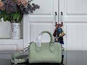 Kitlife Louis Vuitton Nano Speedy Handbag Green M2A387 16x10x7.5cm - 5