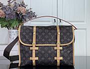 Kitlife Louis Vuitton Jet Lag MM LV Silk Tech Bag Brown Monogram M2A425 45x37x19cm - 1