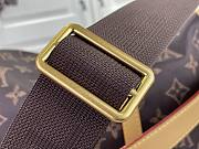 Kitlife Louis Vuitton Jet Lag MM LV Silk Tech Bag Brown Monogram M2A425 45x37x19cm - 6