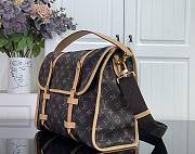 Kitlife Louis Vuitton Jet Lag MM LV Silk Tech Bag Brown Monogram M2A425 45x37x19cm - 3
