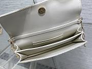 Kitlife Dior Miss Embroidered Beaded White Chain Bag M0997 21x11.5x4cm  - 5