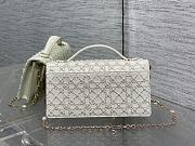 Kitlife Dior Miss Embroidered Beaded White Chain Bag M0997 21x11.5x4cm  - 2