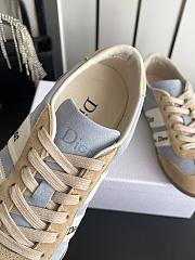 Kitlife Dior Ribbon Sneaker Beige & Light Gray Suede Calfskin - 3