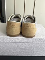 Kitlife Dior Ribbon Sneaker Beige & Light Gray Suede Calfskin - 6