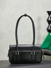 Kitlife Miu Miu Arcadie Leather Bag Black 5BD282 24 x11.5x 5cm - 4
