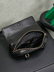 Kitlife Miu Miu Arcadie Leather Bag Black 5BD282 24 x11.5x 5cm - 2