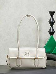 Kitlife Miu Miu Arcadie Leather Bag White 5BD282 24 x11.5x 5cm  - 1