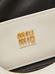 Kitlife Miu Miu Arcadie Leather Bag White 5BD282 24 x11.5x 5cm  - 3