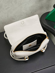 Kitlife Miu Miu Arcadie Leather Bag White 5BD282 24 x11.5x 5cm  - 2