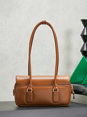 Kitlife Miu Miu Arcadie Leather Bag Brown 5BD282 24 x11.5x 5cm  - 6