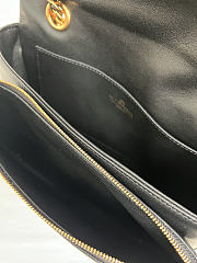 Kitlife Valentino Garavani Djuna Medium Chain Bag In Black Nappa Leather 26.5x17x7cm - 4
