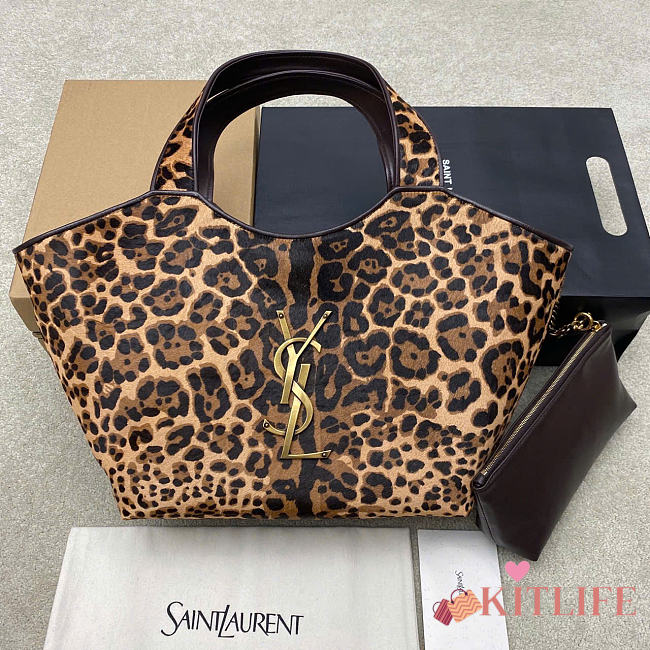 Kitlife Saint Laurent Icare Medium In Leopard Printed Bag 858191 31/46x28x15/5cm  - 1