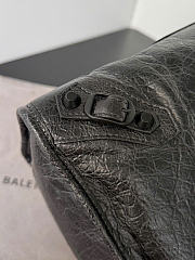 Kitlife Balenciaga Le City Large Bag in Black Lambskin 46x29x17cm - 6