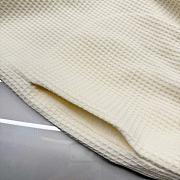 Kitlife Louis Vuitton Zipped Intarsia Track Cardigan Cream - 4