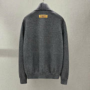 Kitlife Louis Vuitton Inside Out Zipped Through Cashmere Hoodie Gray - 6