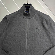 Kitlife Louis Vuitton Inside Out Zipped Through Cashmere Hoodie Gray - 3