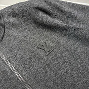 Kitlife Louis Vuitton Inside Out Zipped Through Cashmere Hoodie Gray - 2