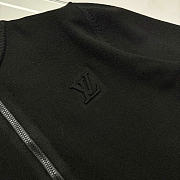 Kitlife Louis Vuitton Inside Out Zipped Through Cashmere Hoodie Black - 2