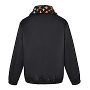 Kitlife Louis Vuitton x Tyler 24SS Monogram Jacket Black with Detachable Faux Fur Collar - 5