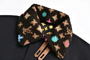 Kitlife Louis Vuitton x Tyler 24SS Monogram Jacket Black with Detachable Faux Fur Collar - 4