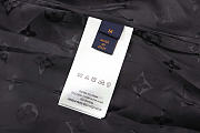 Kitlife Louis Vuitton Black Leather Patch Fleece Blouson - 2