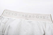 Kitlife Louis Vuitton White Leather Patch Fleece Blouson - 5
