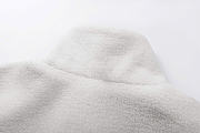 Kitlife Louis Vuitton White Leather Patch Fleece Blouson - 4