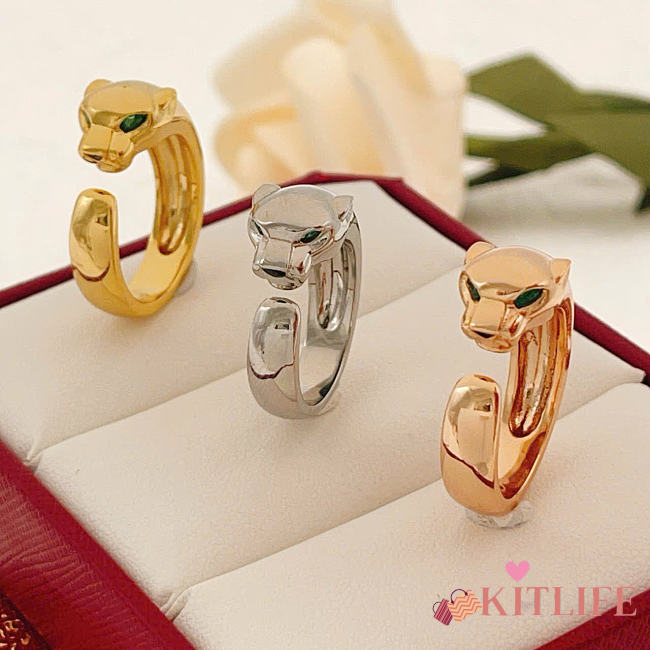 Kitlife Cartier Massai Panthère de Cartier Ring in Gold / Silver / Rose Gold  - 1