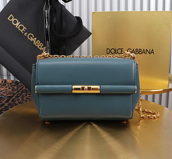 Kitlife Dolce & Gabbana Marlene Micro Bag Blue 18x10.6x7cm
