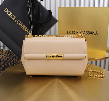 Kitlife Dolce & Gabbana Marlene Micro Bag Beige 18x10.6x7cm