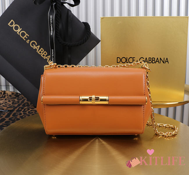 Kitlife Dolce & Gabbana Marlene Micro Bag Brown 18x10.6x7cm - 1