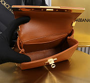 Kitlife Dolce & Gabbana Marlene Micro Bag Brown 18x10.6x7cm - 5