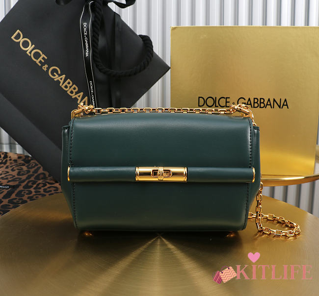 Kitlife Dolce & Gabbana Marlene Micro Bag Dark Green 18x10.6x7cm - 1