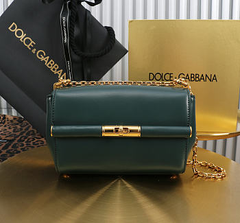 Kitlife Dolce & Gabbana Marlene Micro Bag Dark Green 18x10.6x7cm