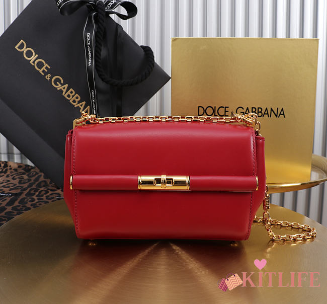 Kitlife Dolce & Gabbana Marlene Micro Bag Red 18x10.6x7cm  - 1