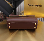 Kitlife Dolce & Gabbana Marlene Micro Bag Dark Brown 18x10.6x7cm - 6