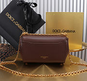 Kitlife Dolce & Gabbana Marlene Micro Bag Dark Brown 18x10.6x7cm - 5