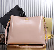 Kitlife Dolce & Gabbana Large Vittoria Calfskin Shoulder Bag Light Pink 40x12x30cm  - 1